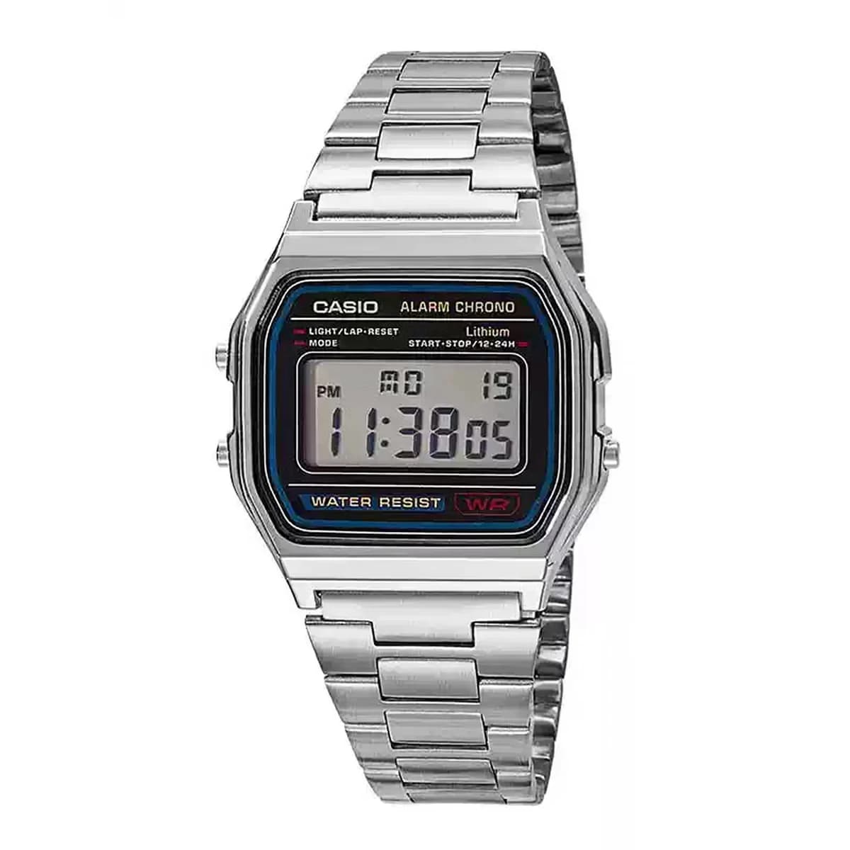 Casio A158WA Digital Watch with Chronograph