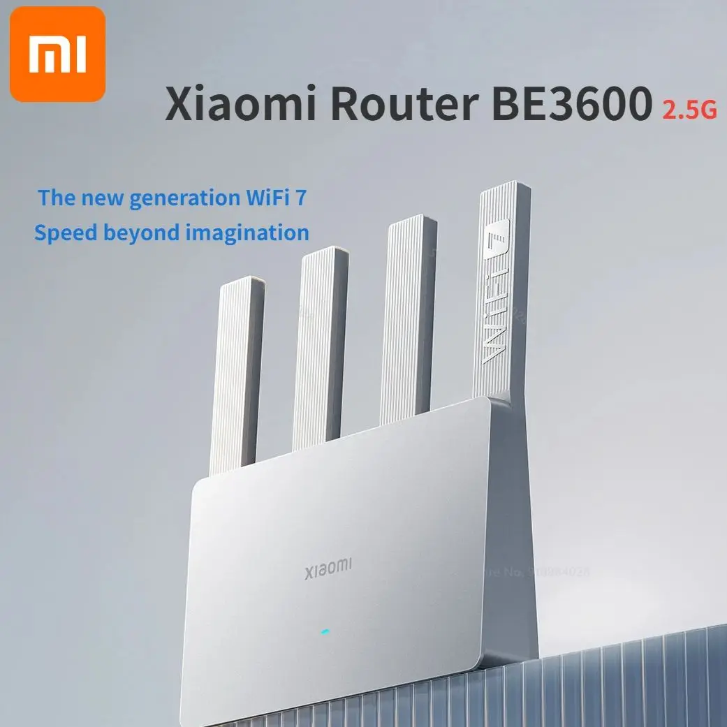 Xiaomi BE3600 WiFi 7 Dual-Band Router with Gaming Acceleration