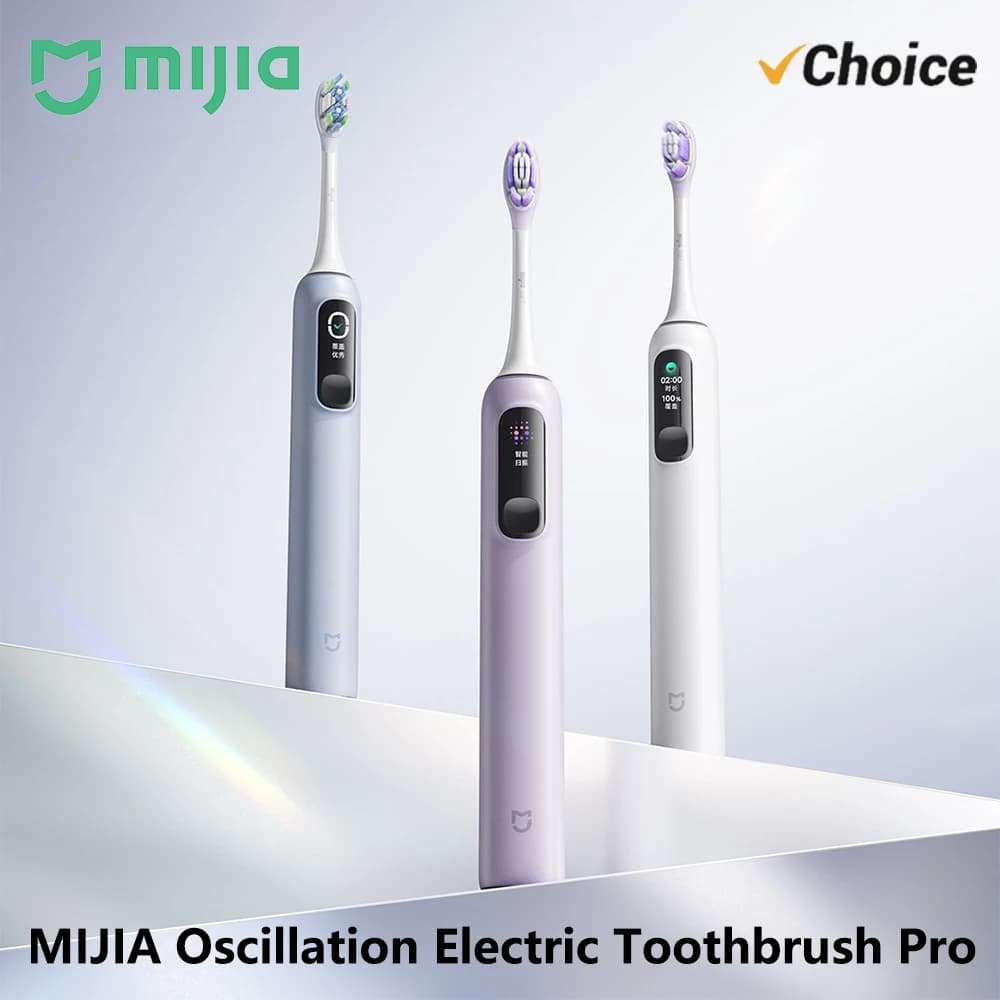 MIJIA Oscillation Electric Toothbrush Pro, Smart 4 Modes,IPX8 Waterproof Sonic
