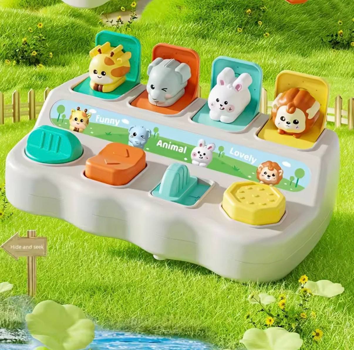Pop-Up Animal Game for Kids