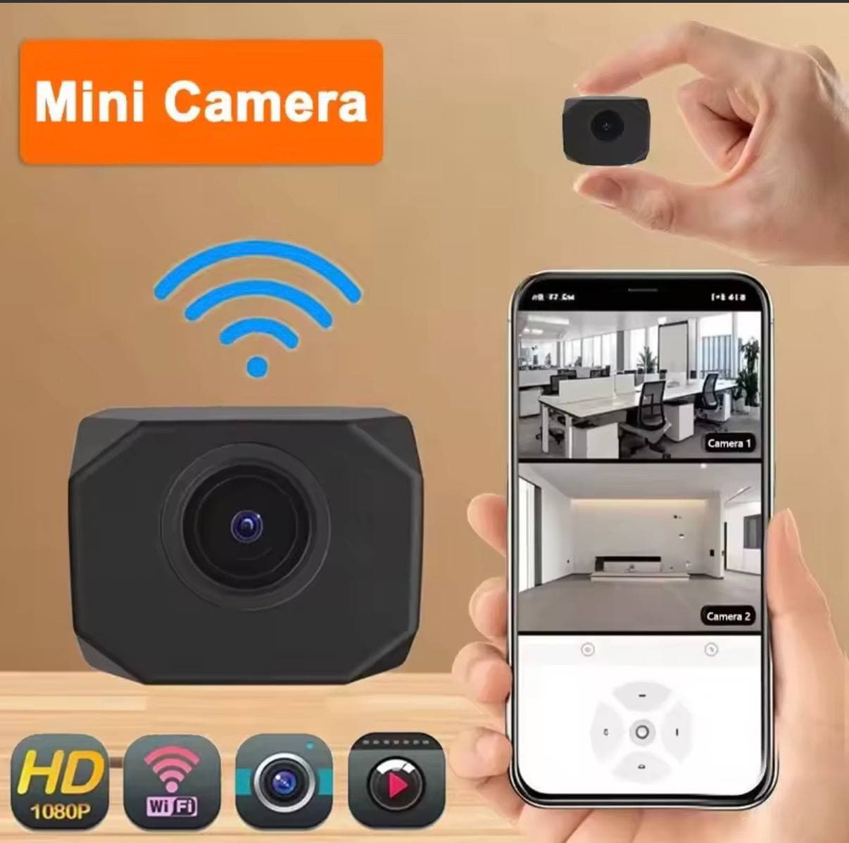 Mini WiFi HD Camera with Remote Viewing
