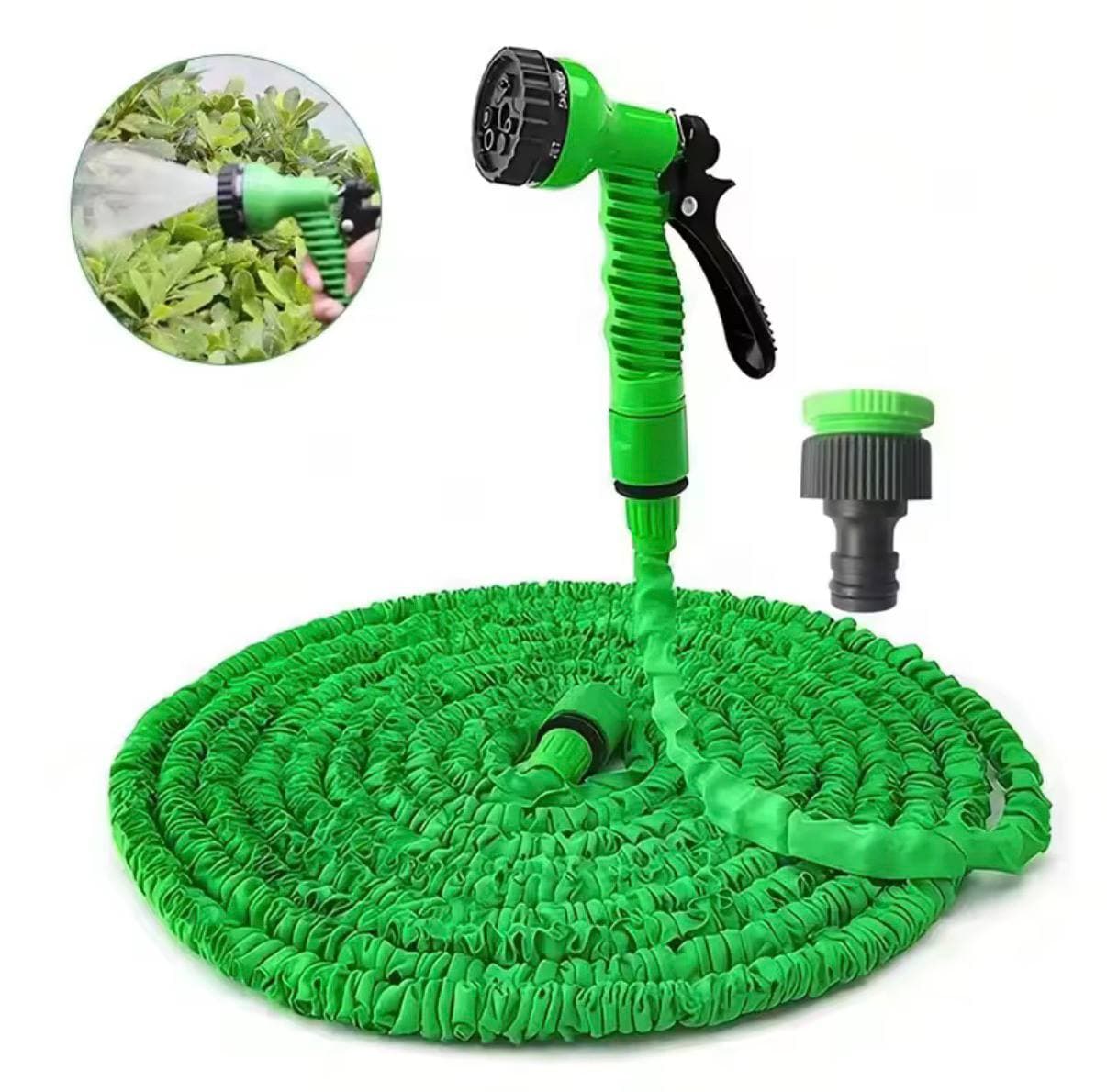 25FT-200FT Multi-functional Garden Hose, Retractable Hose, High Pressure Car Wash, Home Sprinkler, Traditional Garden Rinse